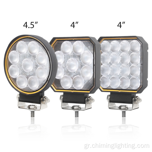 1 ζεύγος 24V 12V SPOT LED ΕΡΓΑΣΙΑ ΕΡΓΑΣΙΑΣ ΤΑΜΑΤΙΣΜΟΥ ΤΡΑΓΟΥΔΙΩΝ ΕΡΓΑΛΕΙΩΝ 4 ιντσών 25W LED Φορτηγό φορτηγού